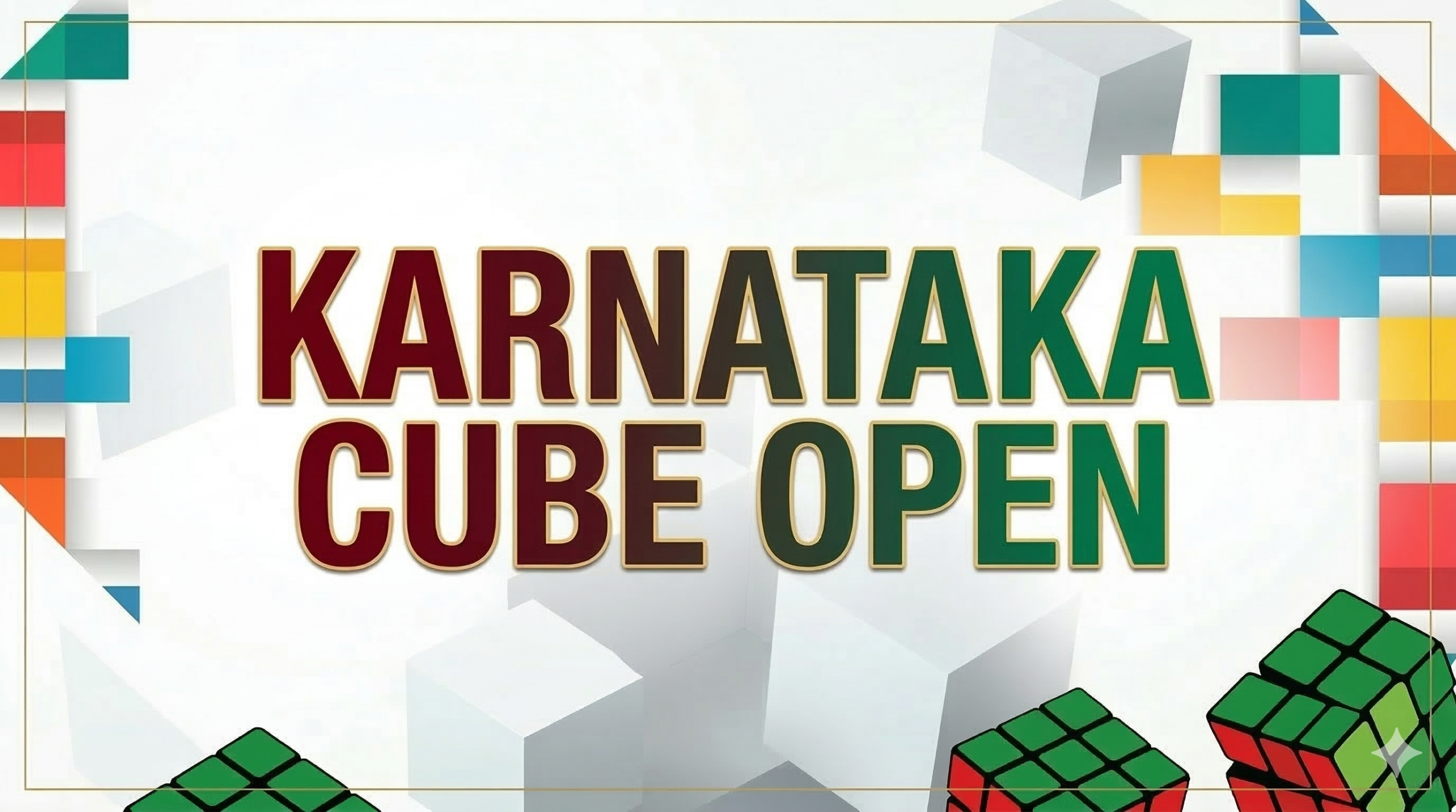 PSOCSE to Host Karnataka Cube Open: International Rubik’s Cube Competition